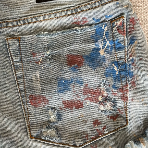 ONE X ONETEASPOON DENIM MINI SHORTS - Picture 5 of 7